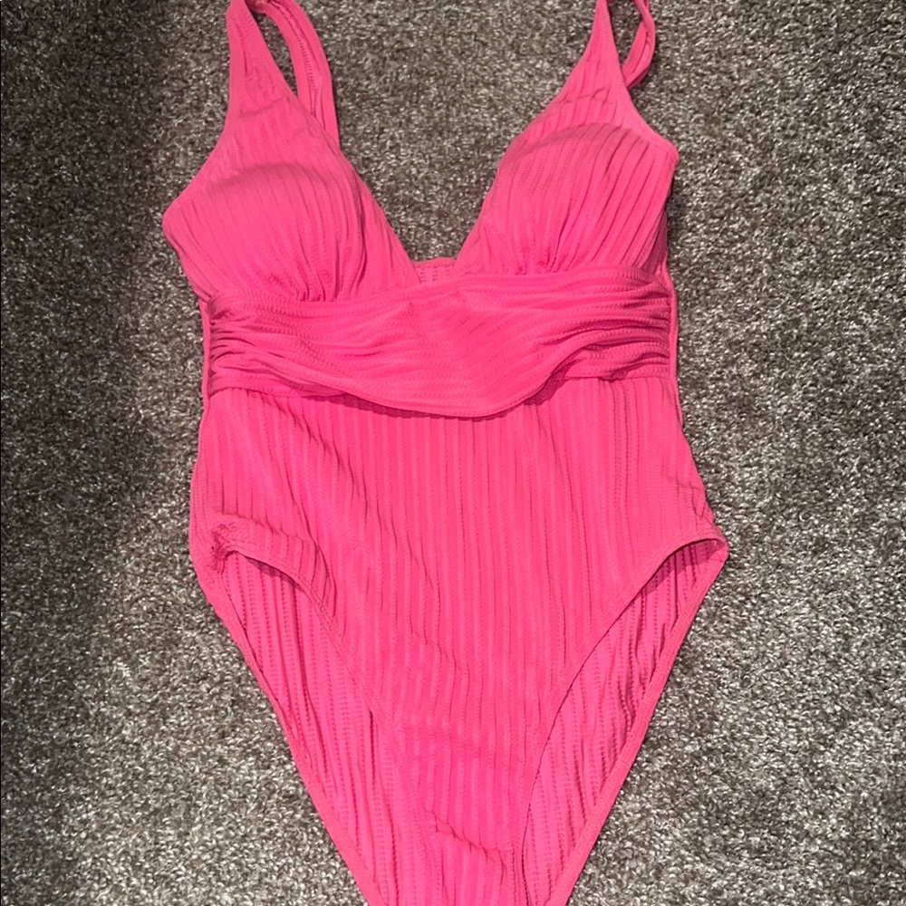 Pink One Piece Swimsuit
